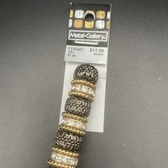 Metal Gallery Jewelry Craft Lot of 7 Pcs NOS 2007 Owl Brooch Bracelets Necklaces - Picture 9 of 16